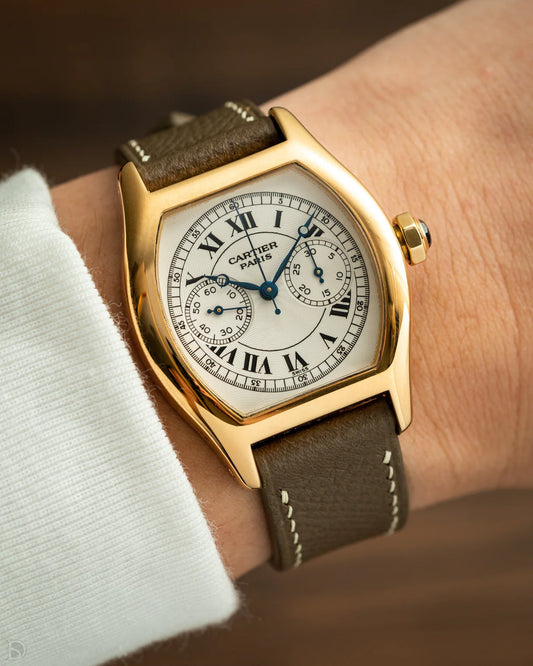 Taupe Epsom Slim Strap